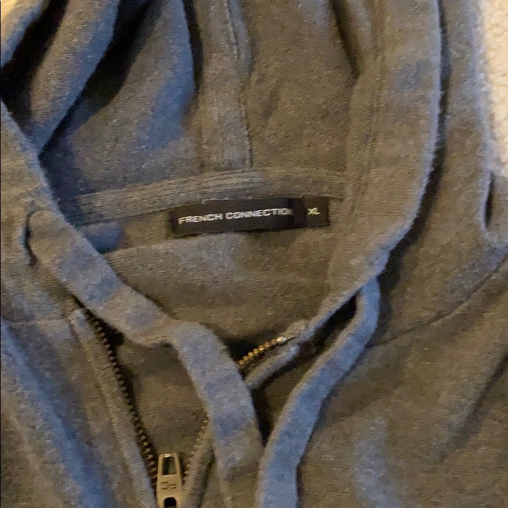 Zip down hoodie